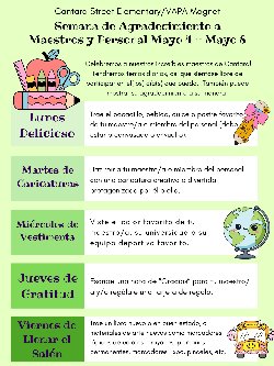 Teacher/Staff Appreciation Span
